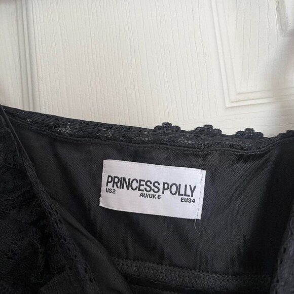 Princess Polly Women's Black and Navy Dress - Picture 4 of 4